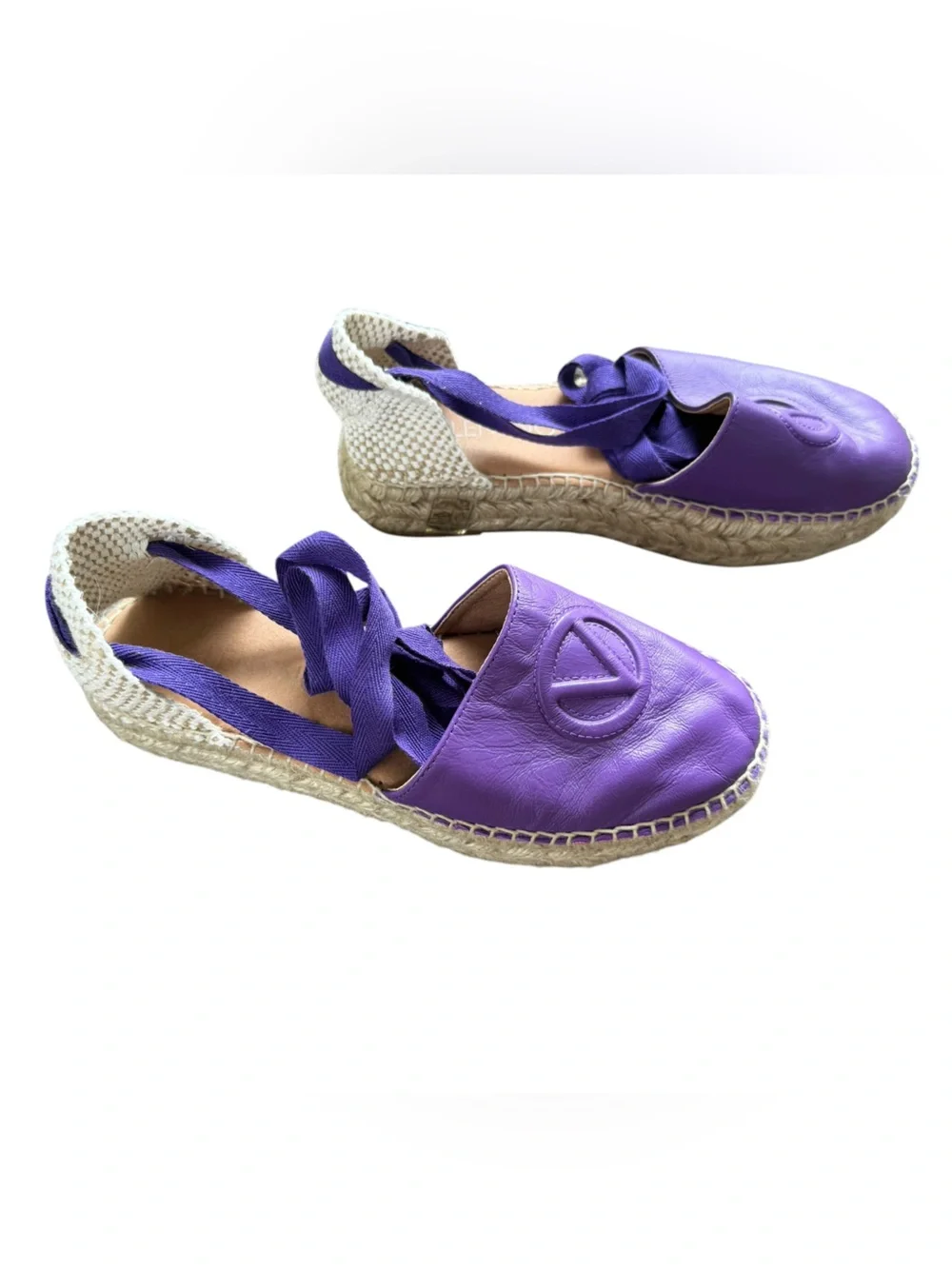 VALENTINO by Mario TESSA Espadrilles Purple NWT 38